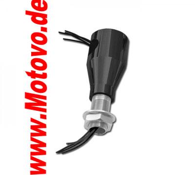 Lenkerhalter Big Bone schwarz, 75 mm, mit Kabelinnenführung