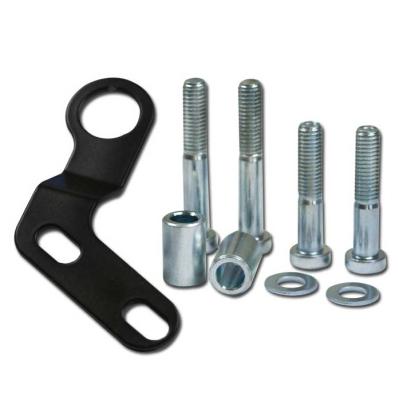 Bordsteckdosenhalter mit Befestigungsmaterial