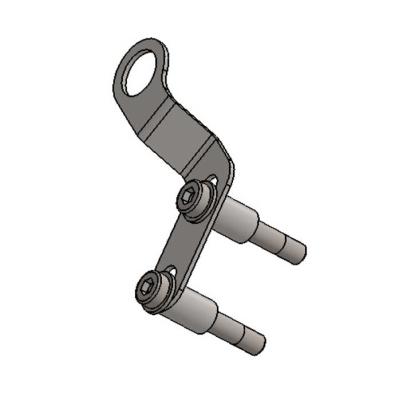 Bordsteckdosenhalter mit Befestigungsmaterial