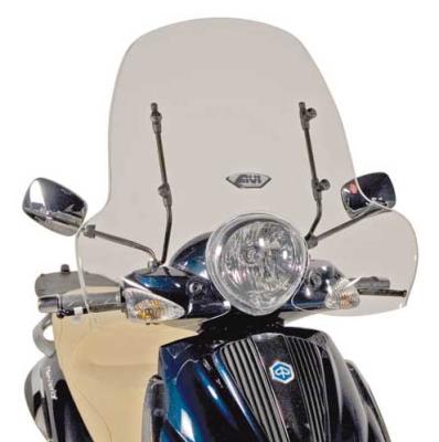 Givi Windschild 103AG transparent für Piaggio Beverly Tourer 125-250-300-400 (08-10) / Piaggio Beverly 500 (03-07)