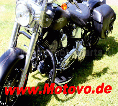 Sturzbügel H.D.Style Harley Davidson Sportster XL 883, XL 1200, XL 1200 in schwarz