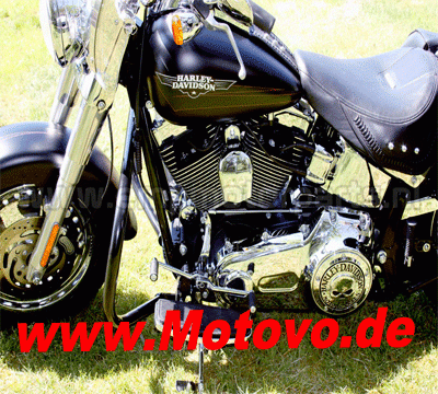 Sturzbügel H.D.Style Harley Davidson, FLSTC, 1584 Heritage, Softail Classic in schwarz