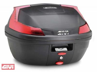 Givi Topcase B37 Blade, schwarz unlackiert mit Platte