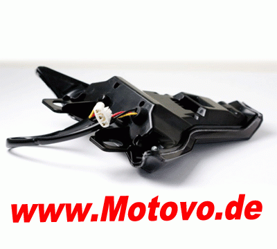 LED Rücklicht Kawasaki Z1000 14-, ZX10R 16-, getöntes Glas, E-geprüft