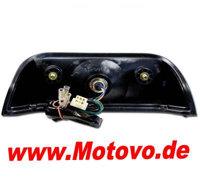 LED-Rücklicht Yamaha XLN/XJ600N/S/900S, 92-02, getönt, E-geprüft
