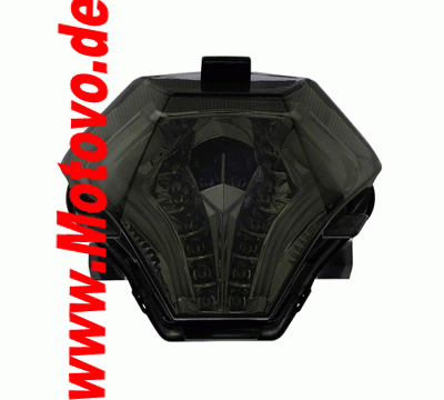 LED-Rücklicht für Yamaha R3 / R25 / MT-07 / FZ-07, getönt, E-geprüft