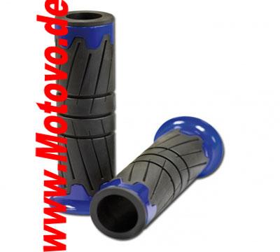 ABS/Gummi-Griffe Glossy, blau, offen