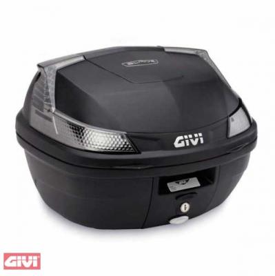 Givi Topcase B37 Blade TECH, schwarz unlackiert mit Platte