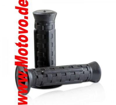 Griffgummi 7/8",  22mm, schwarz, geschlossen, 125 mm