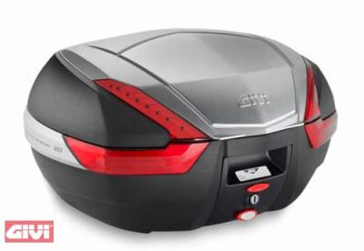 GIVI V47 MONOKEY TOPCASE MIT COVER SILBER LACKIERT