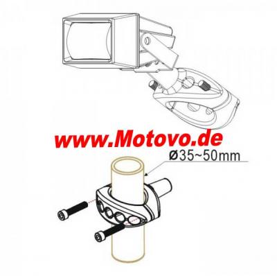 LED-Ellipsoidscheinwerfer mit Abblendlicht