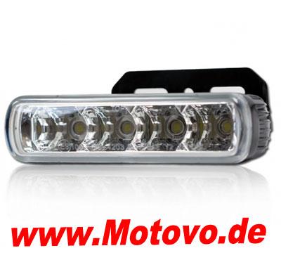 Tagfahrlicht-LED mit 4 Led`s, E-geprüft