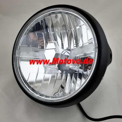 LED-Scheinwerfer "Flash" in schwarz-matt