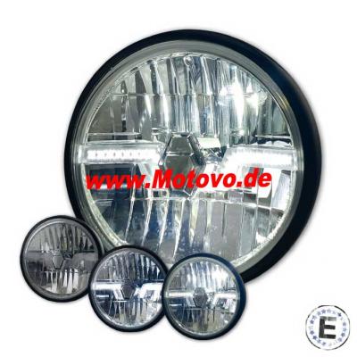 LED-Scheinwerfer "Flash" in chrom, Nevo Style