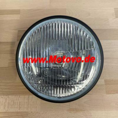 Scheinwerfer British Style in schwarz