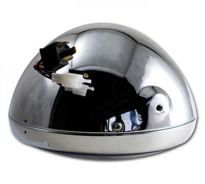 LED-Scheinwerfer 7", FARGO, M8 seitlich, chrom, E-geprüft