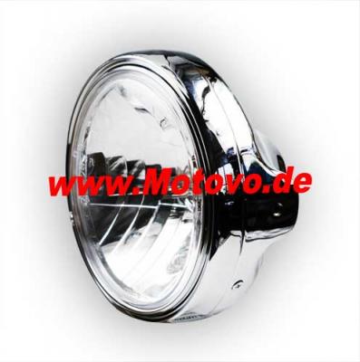 Scheinwerfer 7 Zoll Chrom, LTD Style