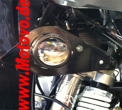 Ellipsoidscheinwerfer Fern- und Abblendlicht, D=50 mm