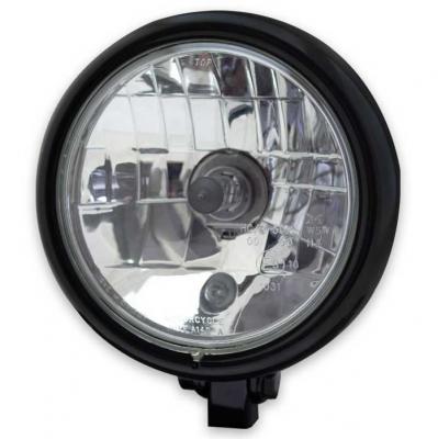 Scheinwerfer "Bullet", E-geprüft in schwarz-glänzend