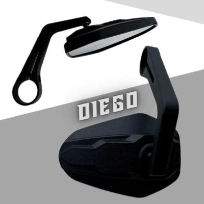Lenkerendenspiegel "DIEGO 5" in schwarz, Paar