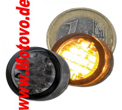LED-Einbaublinkerset Twenty, getönt, E-geprüft, Paar
