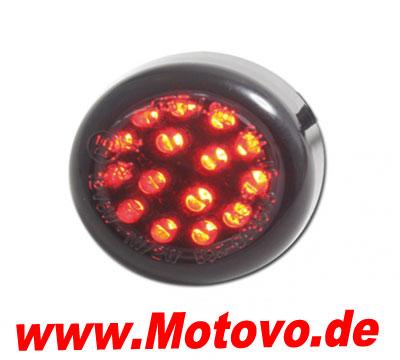 LED-Einbaurücklicht TRENTA, schwarz, getönt