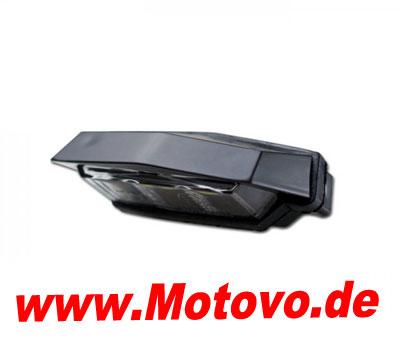 SMD-Kennzeichenbeleuchtung "Flat", schwarz