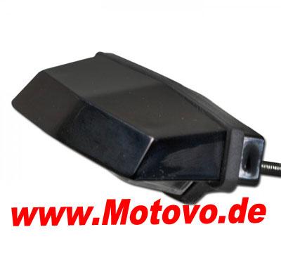 SMD-Kennzeichenbeleuchtung "Flat", schwarz