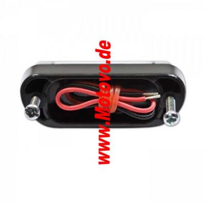 LED-Kennzeichenbeleuchtung "Zest" in schwarz