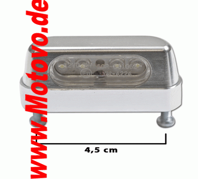 LED-Kennzeichenbeleuchtung "Zest", E-geprüft