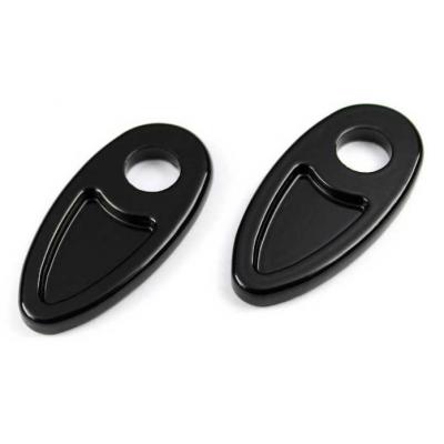 1 Paar Indy Spacer "Harley Davidson" in schwarz/Alu