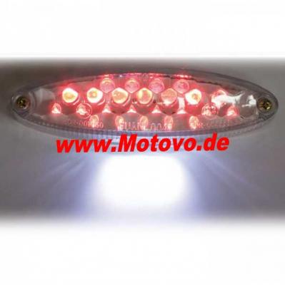 LED Mini Rücklicht mit Nummernschildbeleuchtung