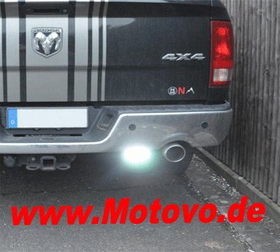 LED-Rückfahrlicht, klar, B 125 x H 29 x T 22mm, E-geprüft