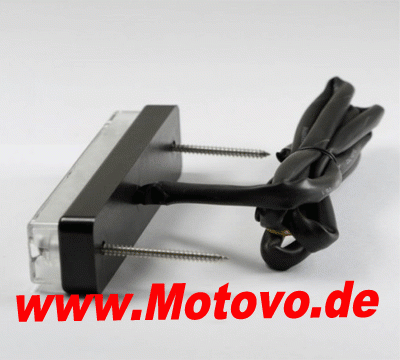 LED-Rückfahrlicht, klar, B 125 x H 29 x T 22mm, E-geprüft