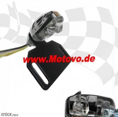 LED-Kennzeichenbeleuchtung "Nano" in chrom