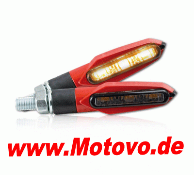 1 Paar SMD-Blinker "Slight", rot