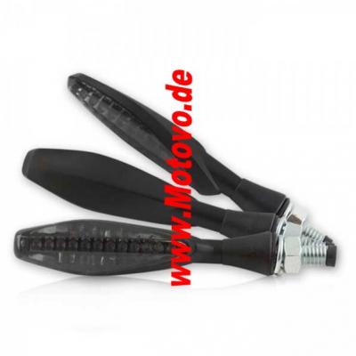 1 Paar SMD-Blinker Titan schwarz, getönt, E-geprüft