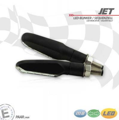 1 Paar SMD-Blinker "JET" in schwarz
