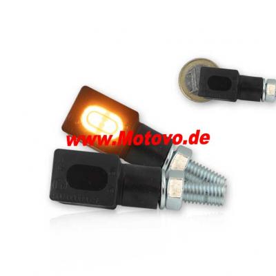 1 Paar LED-Blinker "Edge", getönt, E-geprüft