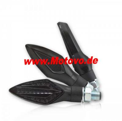 1 Paar SMD-Blinker "Trident" in schwarz