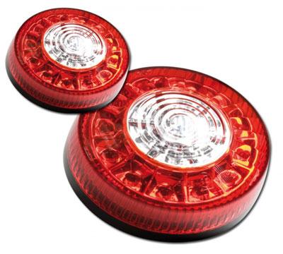 1 Paar LED Blinkerkombi Round mit integrierten Blinkern, ATV