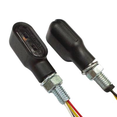 1 Paar LED-Blinker+RL-Kombi "NICE" in schwarz, E-geprüft