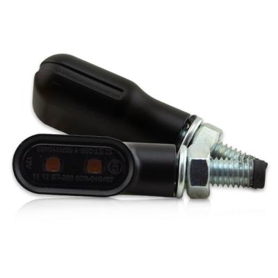 1 Paar LED-Blinker+RL-Kombi "NICE" in schwarz, E-geprüft