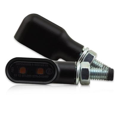 1 Paar LED-Blinker+RL-Kombi "NICE" in schwarz, E-geprüft
