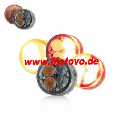 SMD-Einbaublinker-Rücklichtset "Zero", E-geprüft, getönt