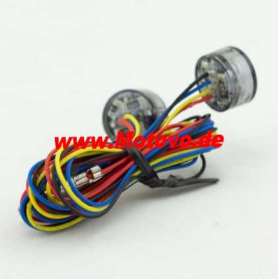SMD-Einbaublinker-Rücklichtset "Zero", E-geprüft, getönt