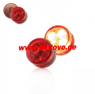 SMD-Einbaublinkerset "Zero", E-geprüft, rot