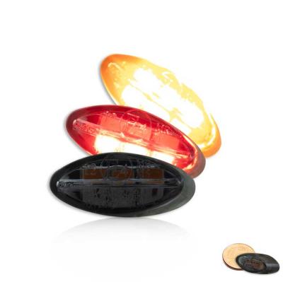 SMD-Einbaublinker-Rücklicht "Cateye", Paar, getönt