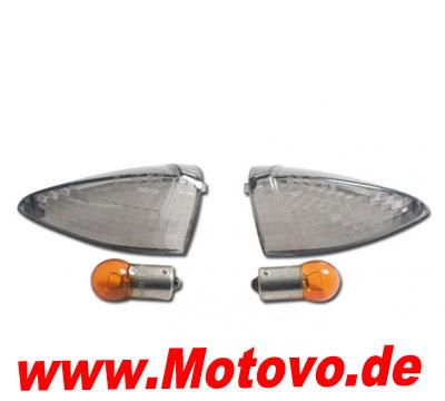 Blinkergläser für KTM, getönt, E-geprüft