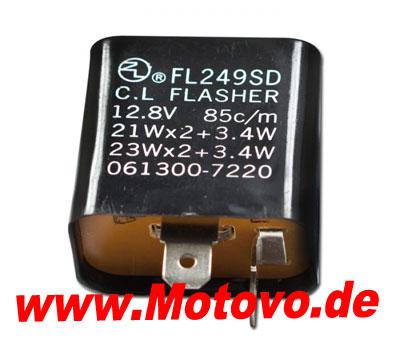 Blinkrelais mechanisch, 12 Volt 2-polig